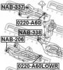 FEBEST NAB-337 Control Arm-/Trailing Arm Bush